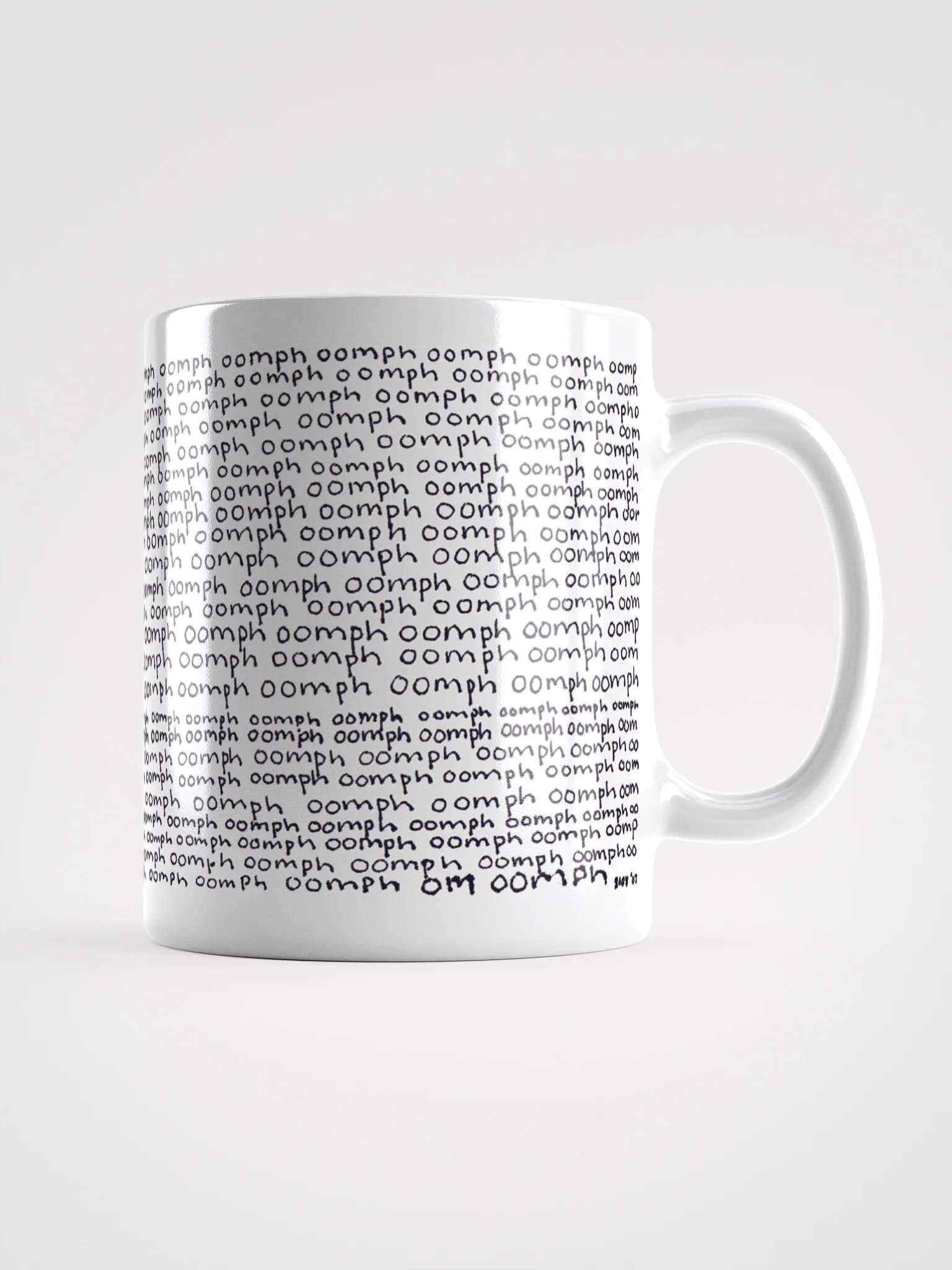 Oomph White Glossy Mug product image (5)