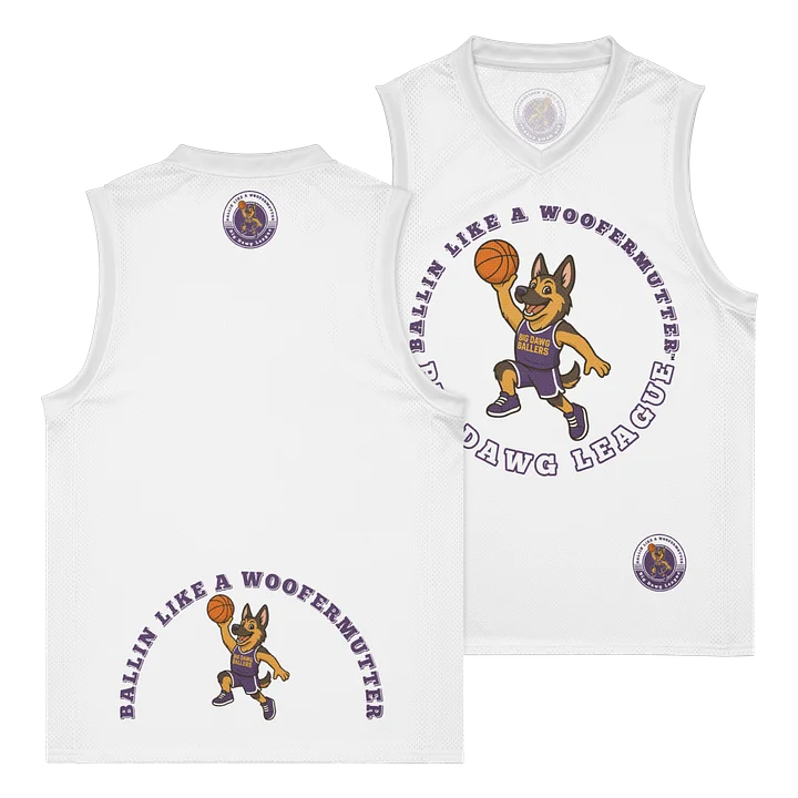German Shepherd Ballin Like A WooferMutter™ Premium Basketball Jersey product image (1)