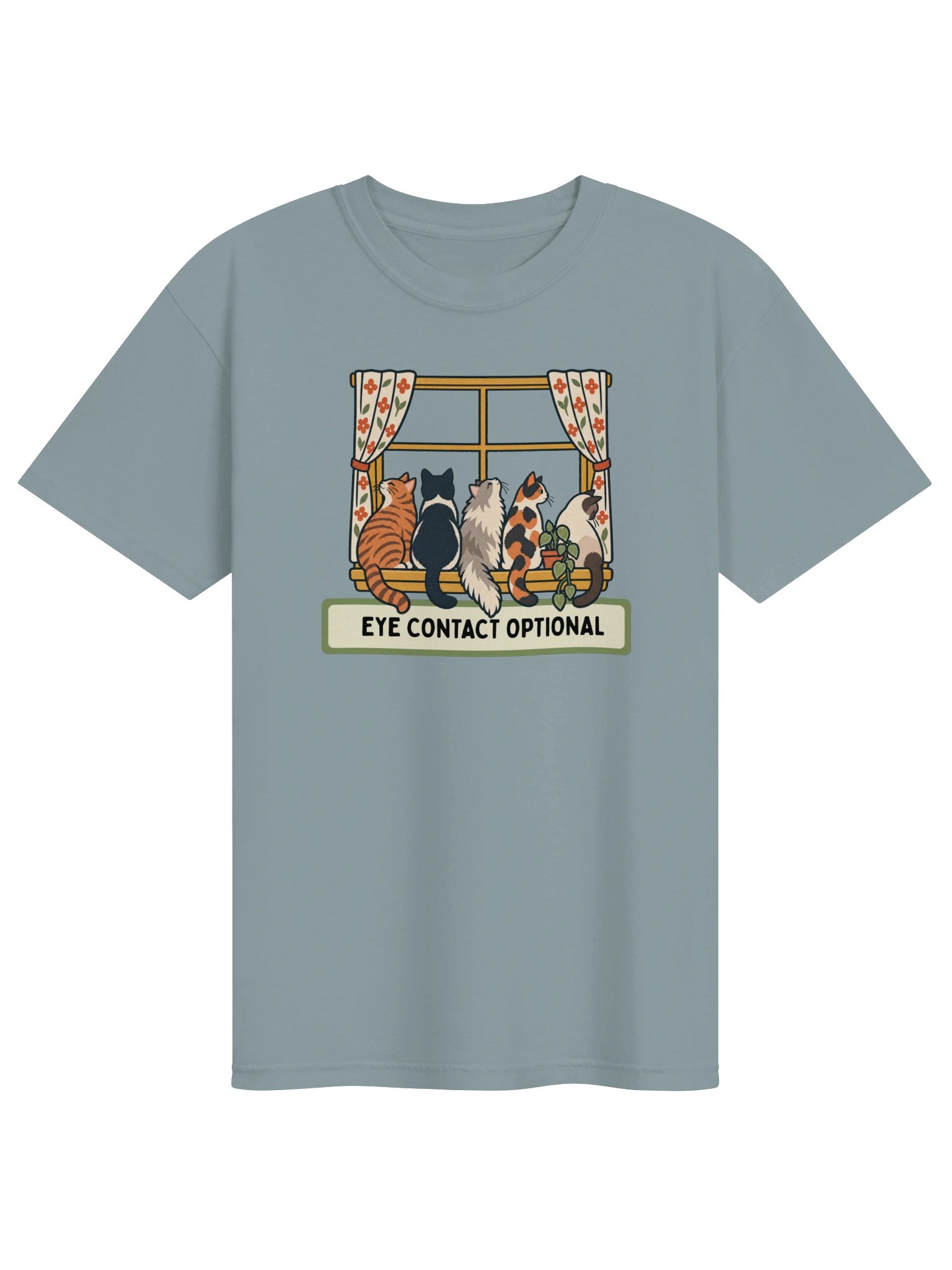 Eye Contact Optional - Adult Unisex Tee product image (1)