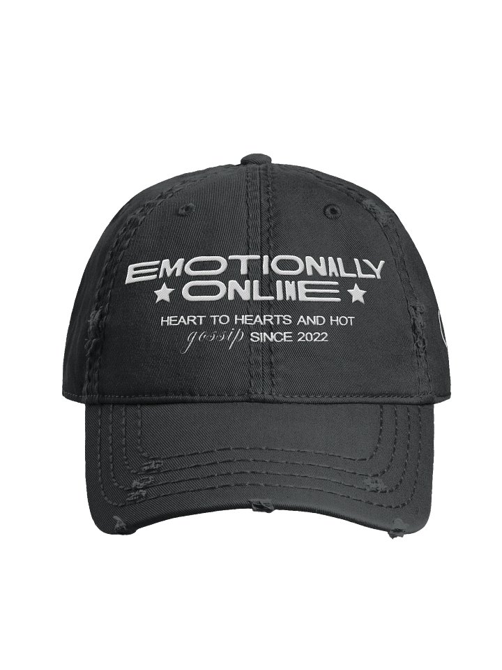 Emotionally Online Distressed Baseball Cap product image (1)
