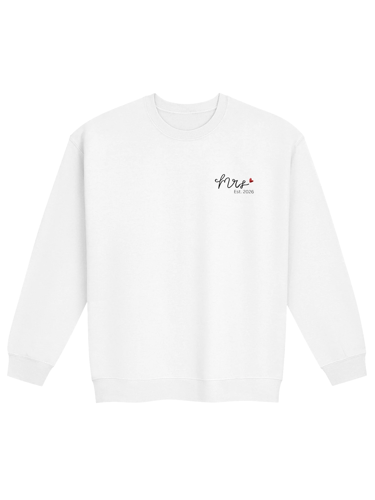 Mrs. 2026 Embroidered Crewneck Sweatshirt product image (1)