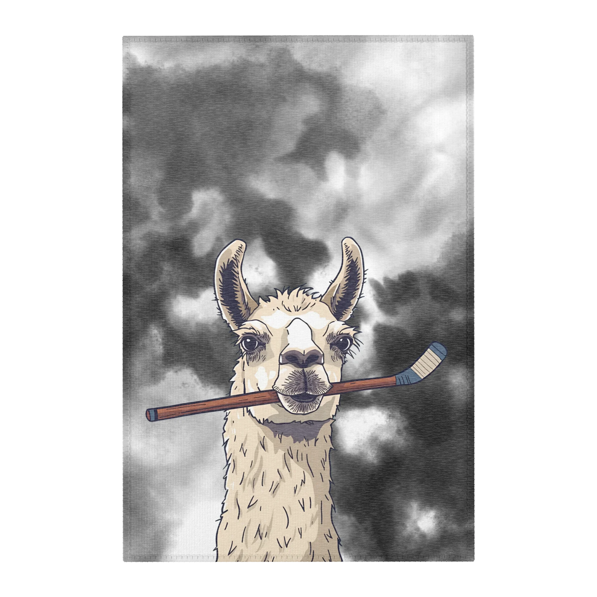 Llama Hockey Area Rug product image (1)