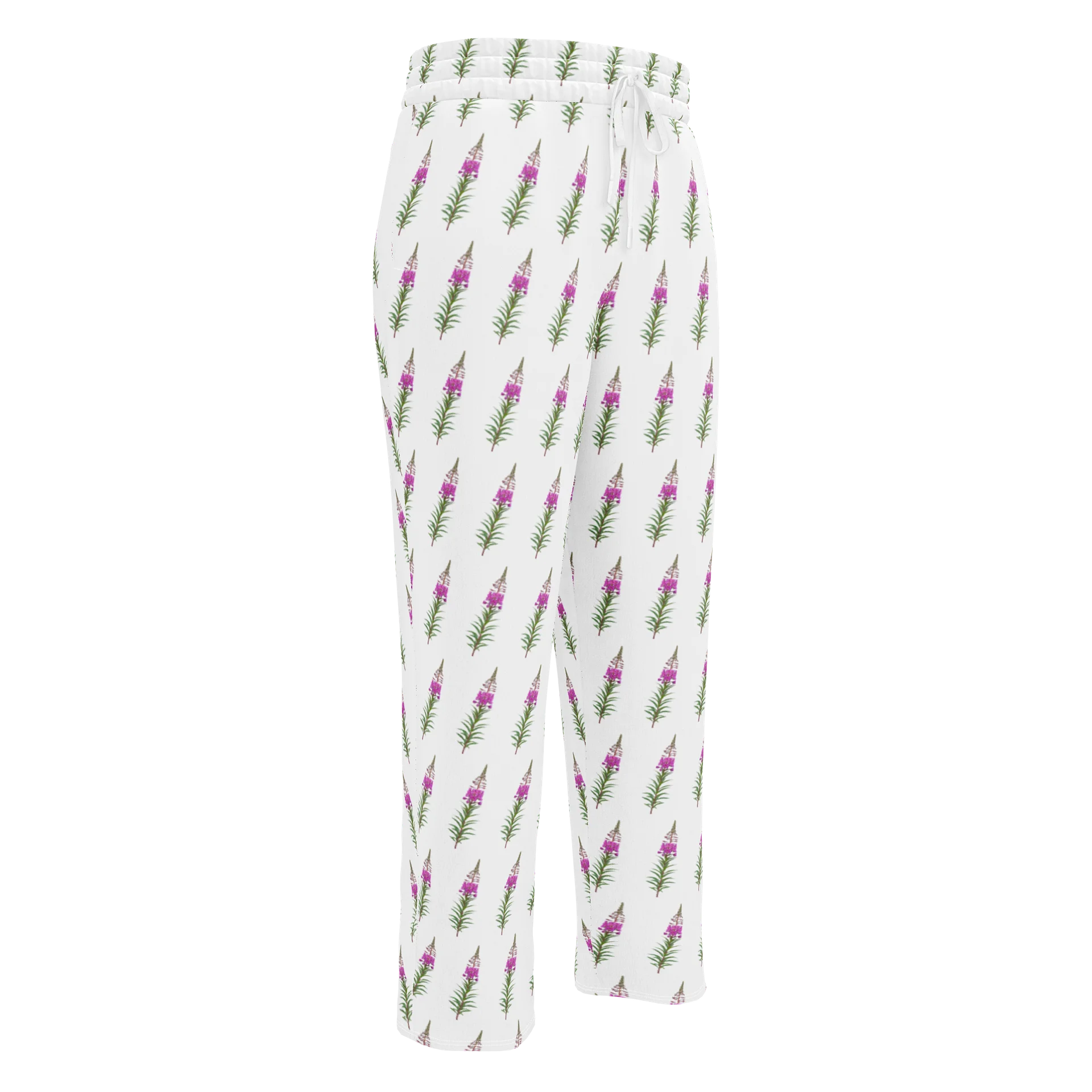 "FIREWEED" ALL-OVER PATTERNED WIDE LEG JOGGERS product image (1)