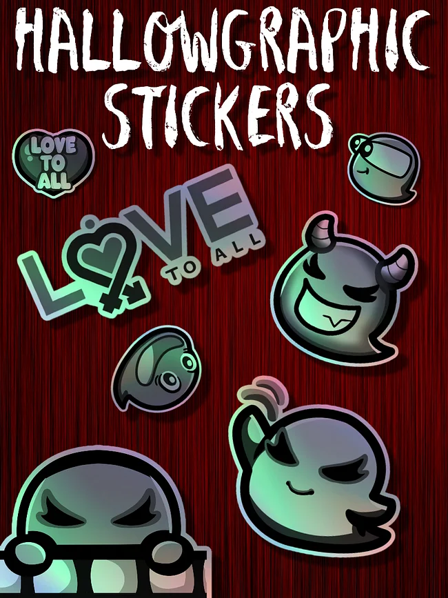 HALLOWGRAPHIC STICKERS