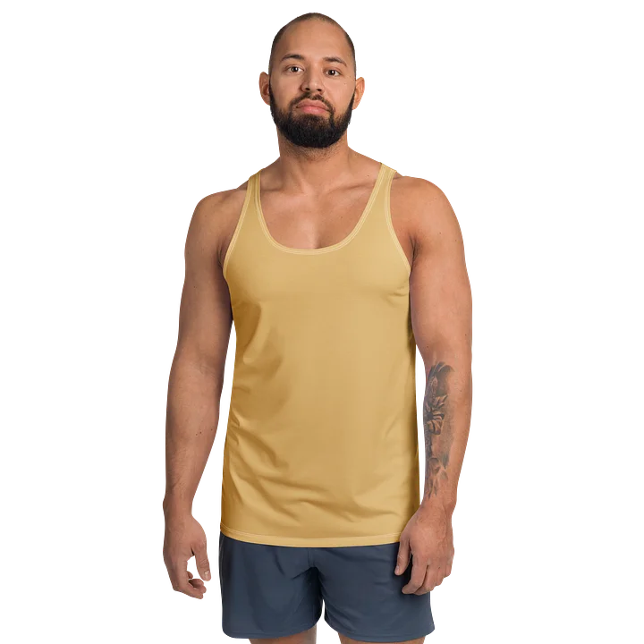 Minimal Tan All-Over Print Tank Top product image (1)