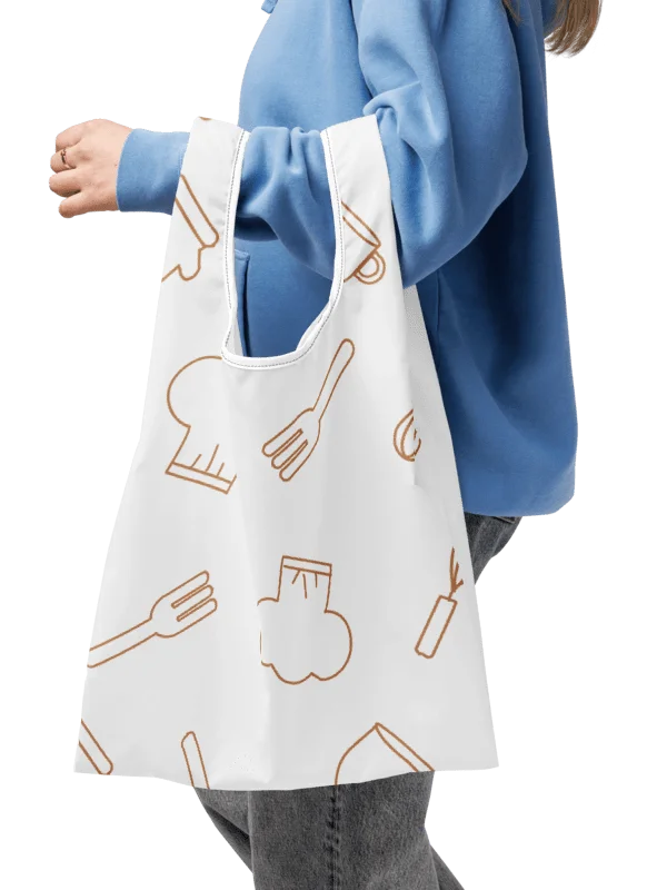 Kitchen Sketch Reusable Shopping Bag product image (1)