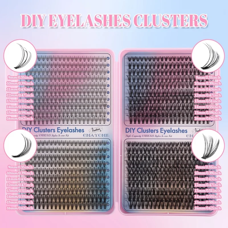 800 Piece Eyelashes Cluster Kit product image (4)