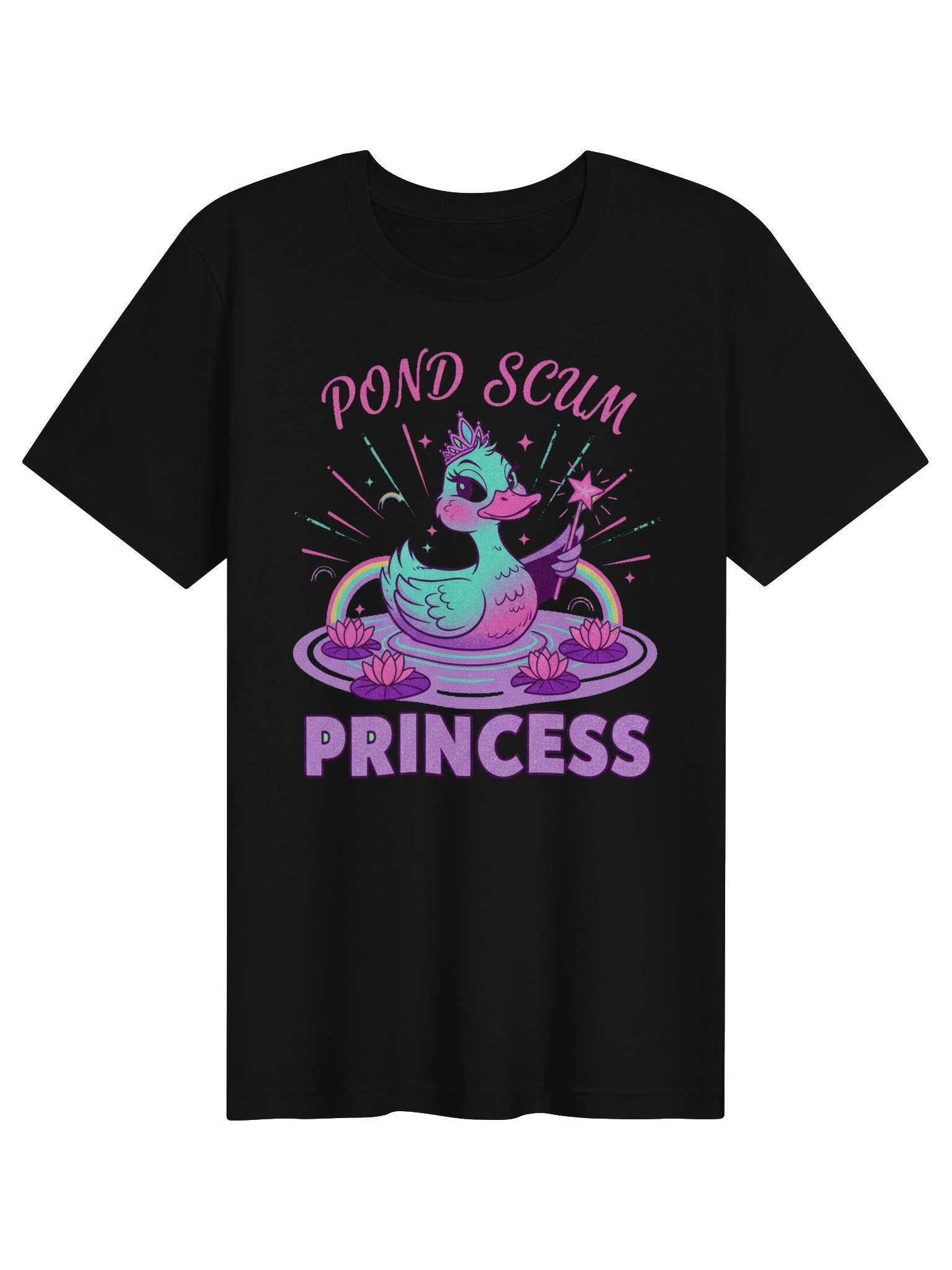 Pond Scum Princess Sparkle Duck Tee product image (1)