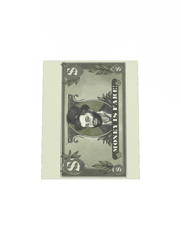"Money Isn't Real" Poster product image (2)