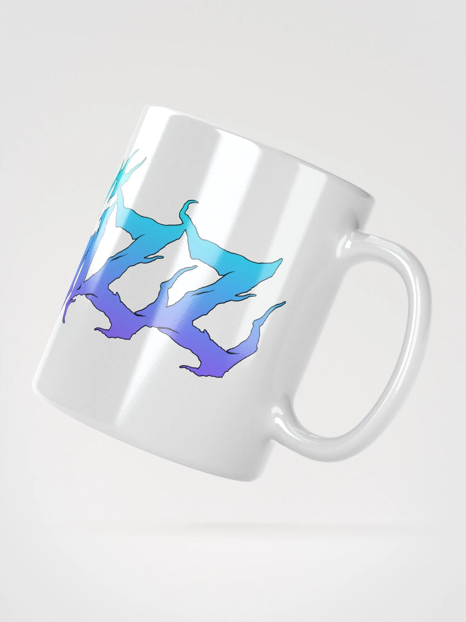Hawkizz 2023 Logo white mug product image (2)