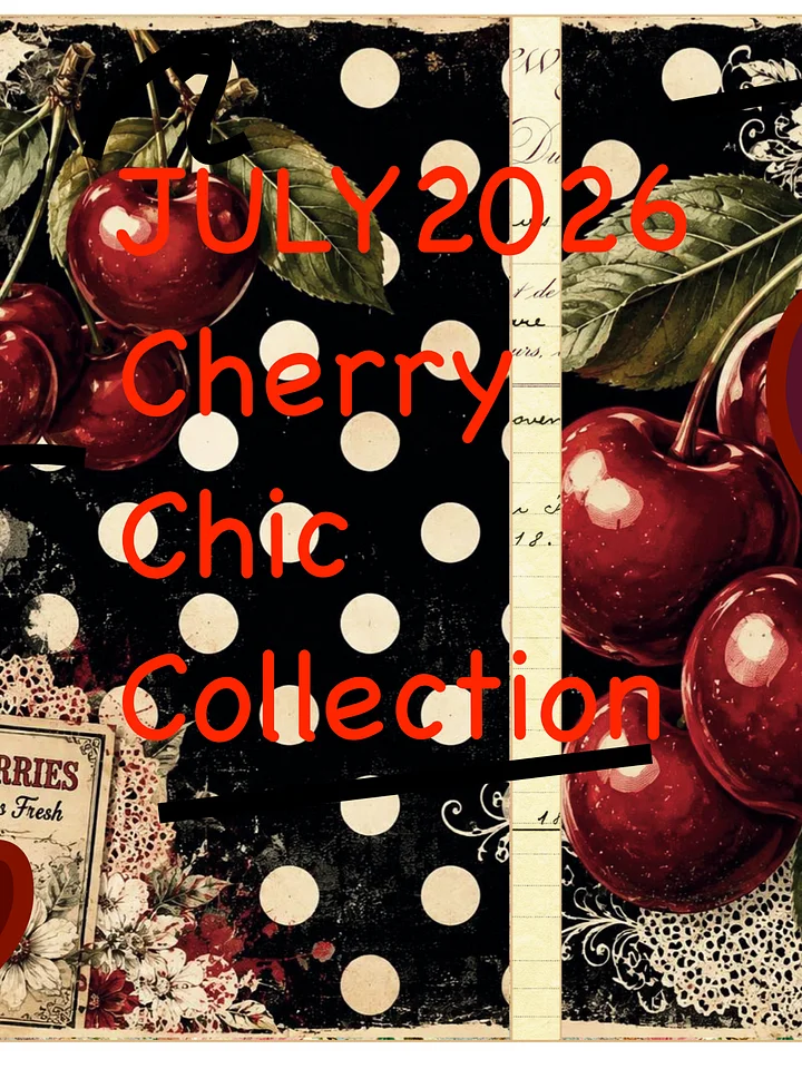 JULY 2026 DIGITAL DIY Cherry Chic Folio product image (1)