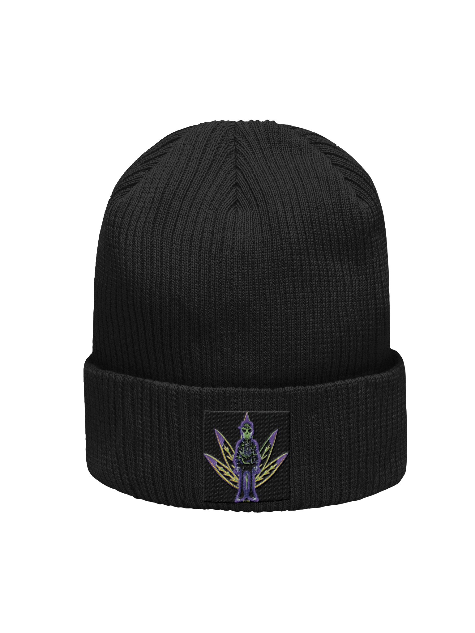 Hghsky skull leaf beanie product image (1)