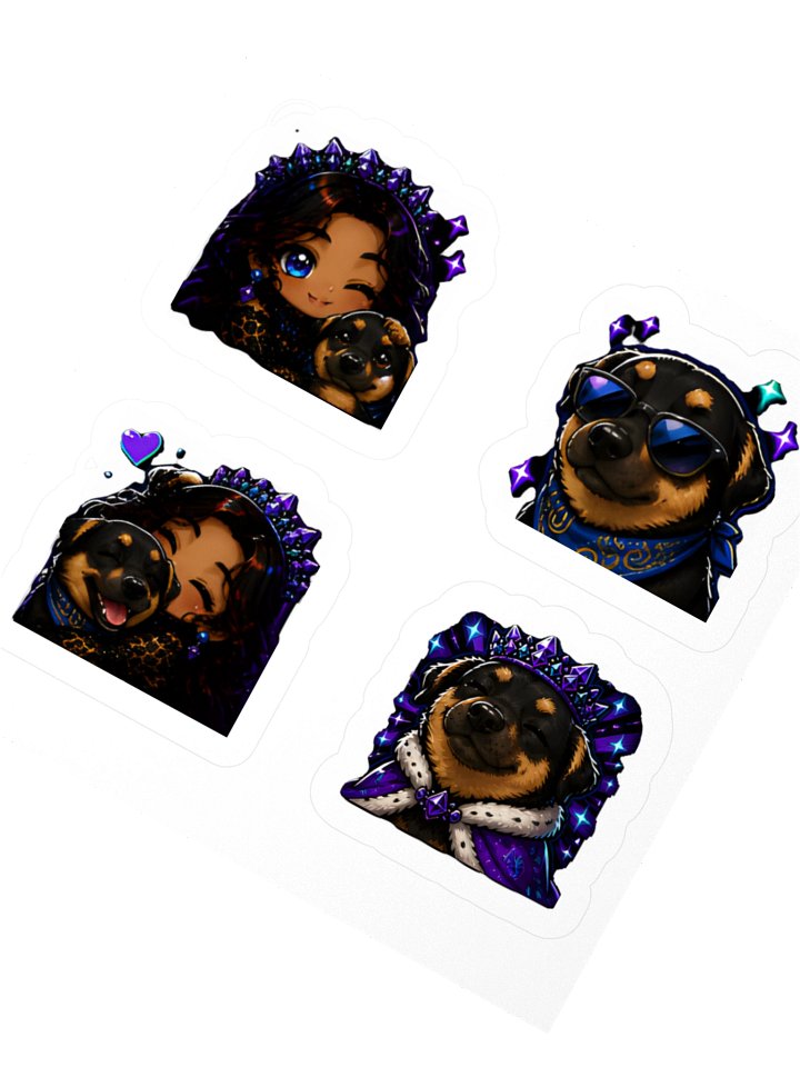 QueenB & Midnight Stickers product image (2)