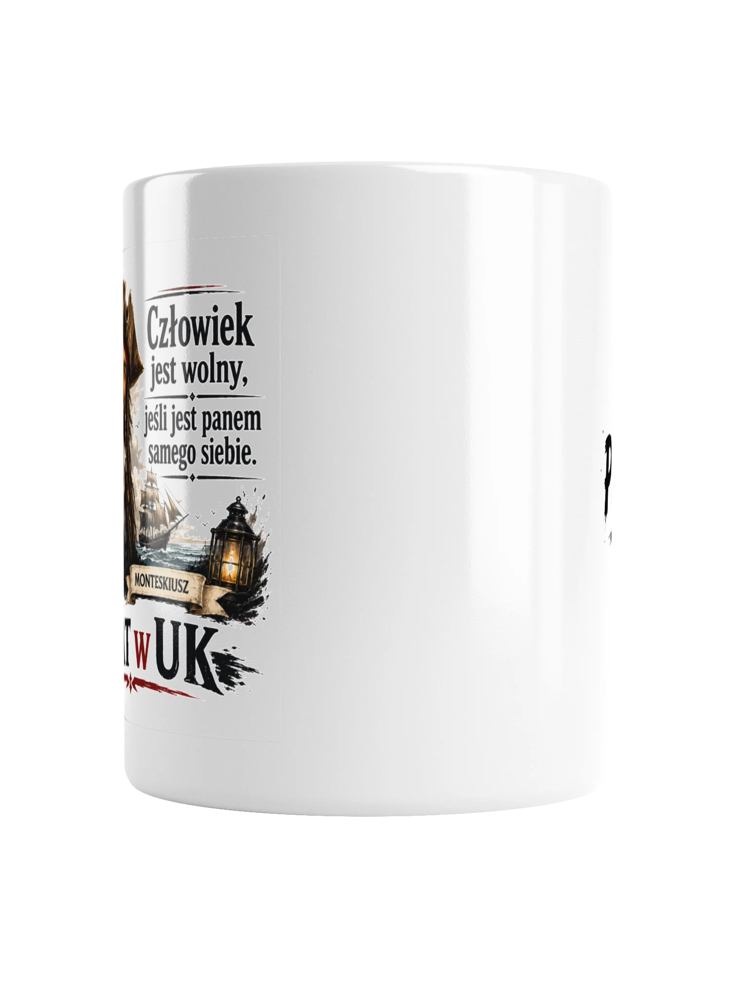 Pirat w UK — Biały Kubek product image (2)
