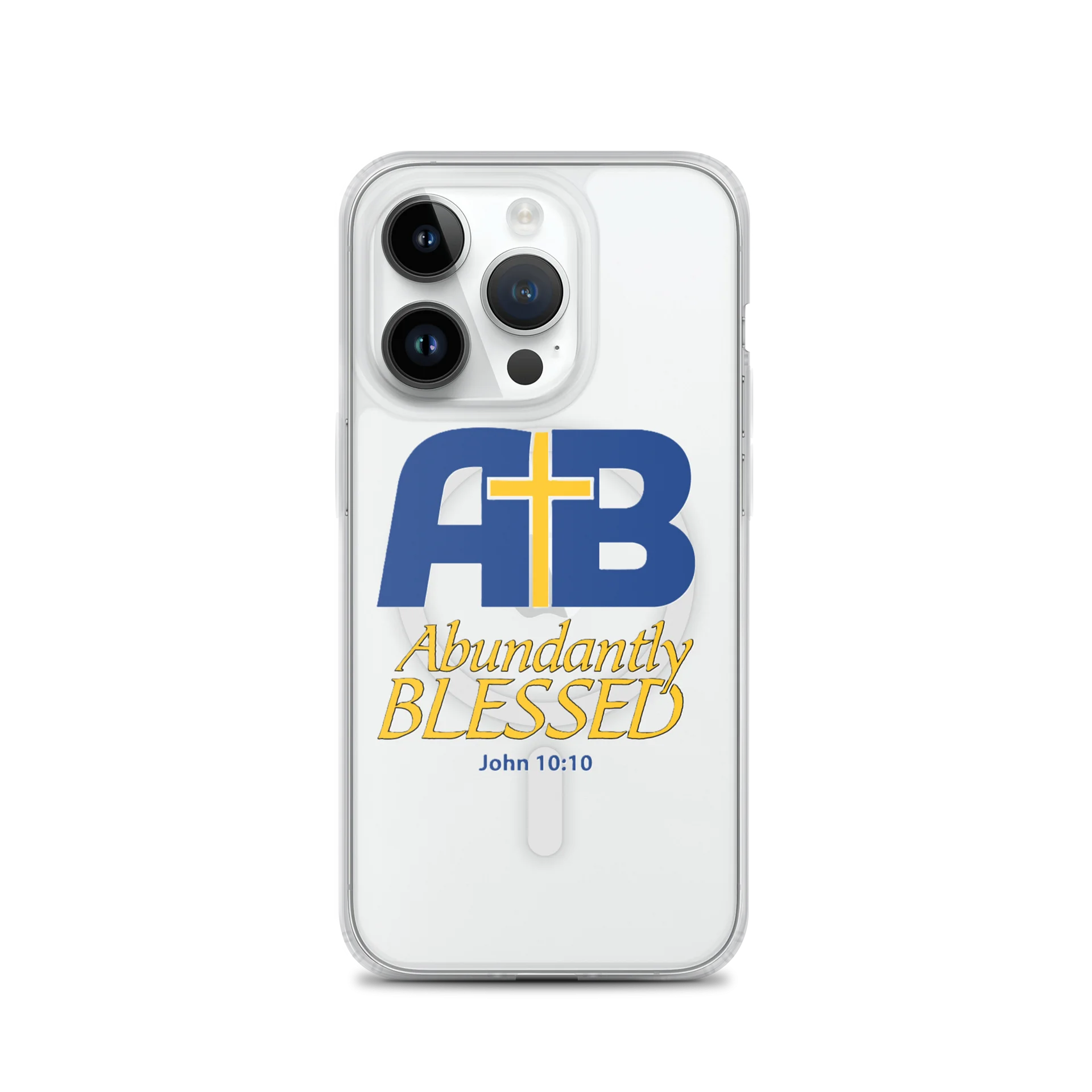 Abundantly Blessed iPhone® Clear Case with MagSafe® Compatibility product image (3)