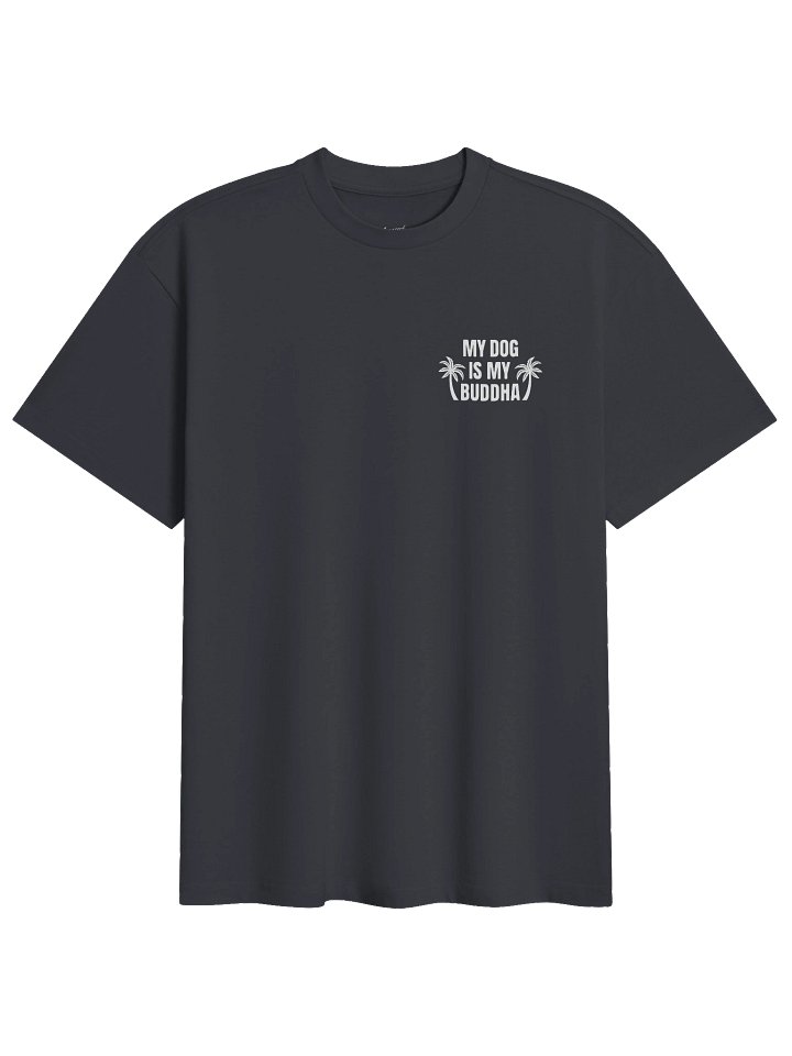 My Dog is My Buddha Box Tee Navy product image (2)
