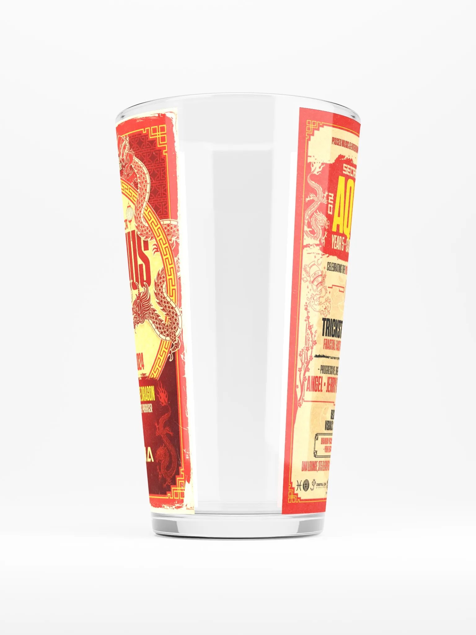 Aquarius 2024 Shaker Pint Glass product image (5)