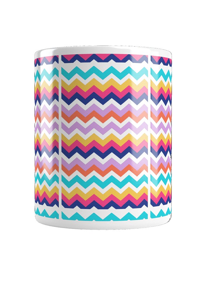 Pastel Chevron Zigzag Ceramic Mug product image (2)