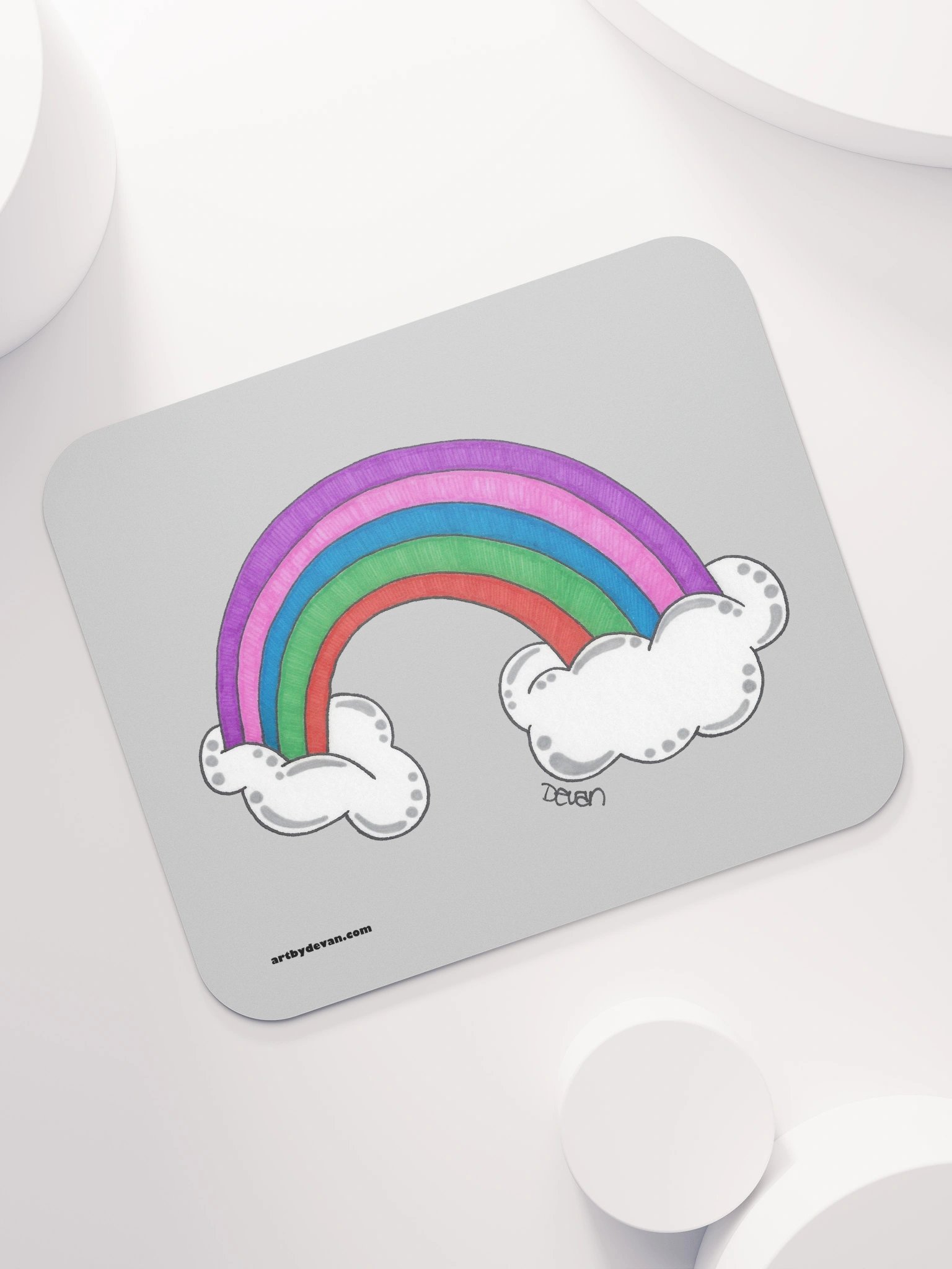 Bold Rainbow Mousepad product image (7)