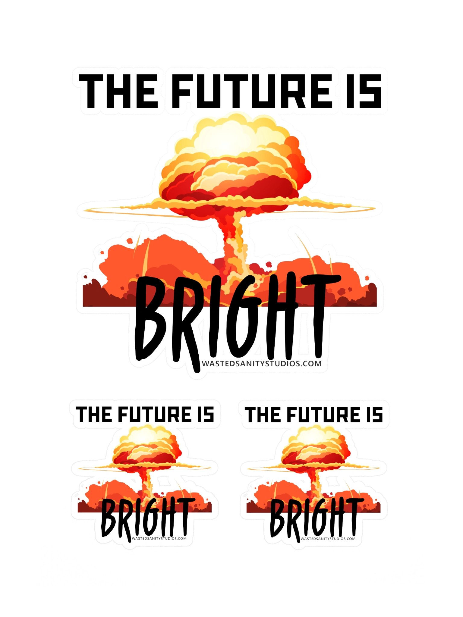 The Future Is Bright Sticker Sheet product image (3)