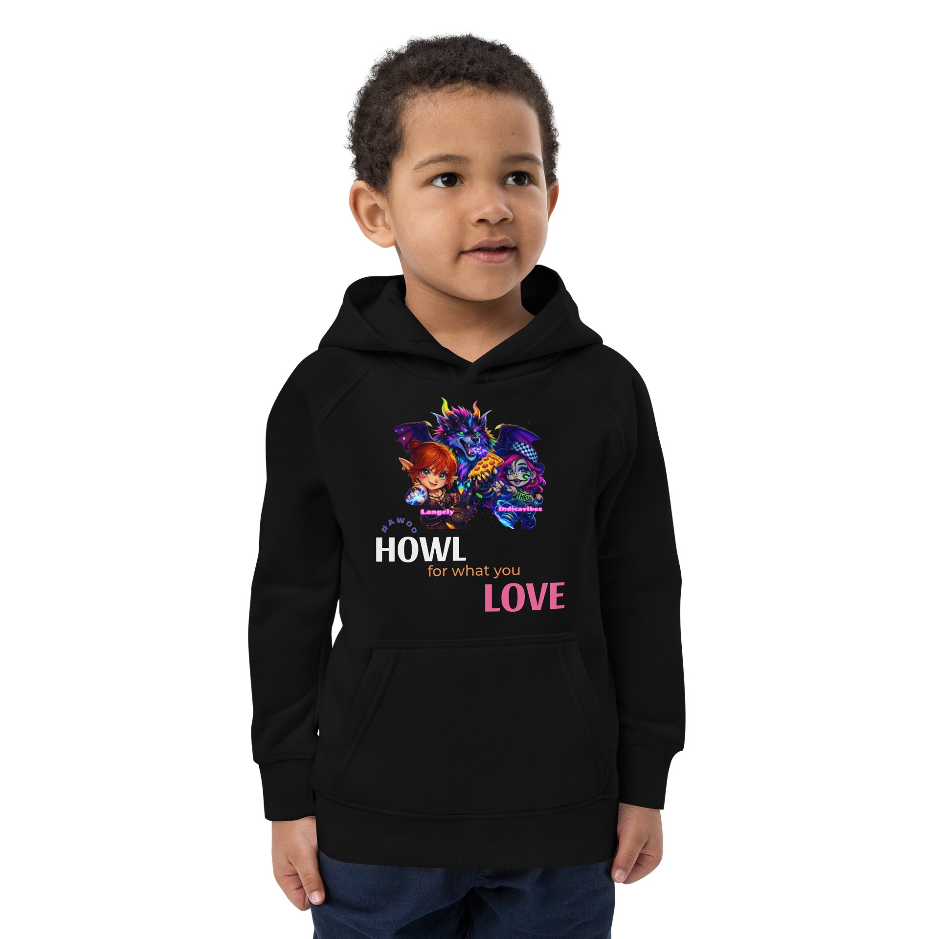 Stellar Kids Eco Hoodie - Cartoon Character Edition product image (1)