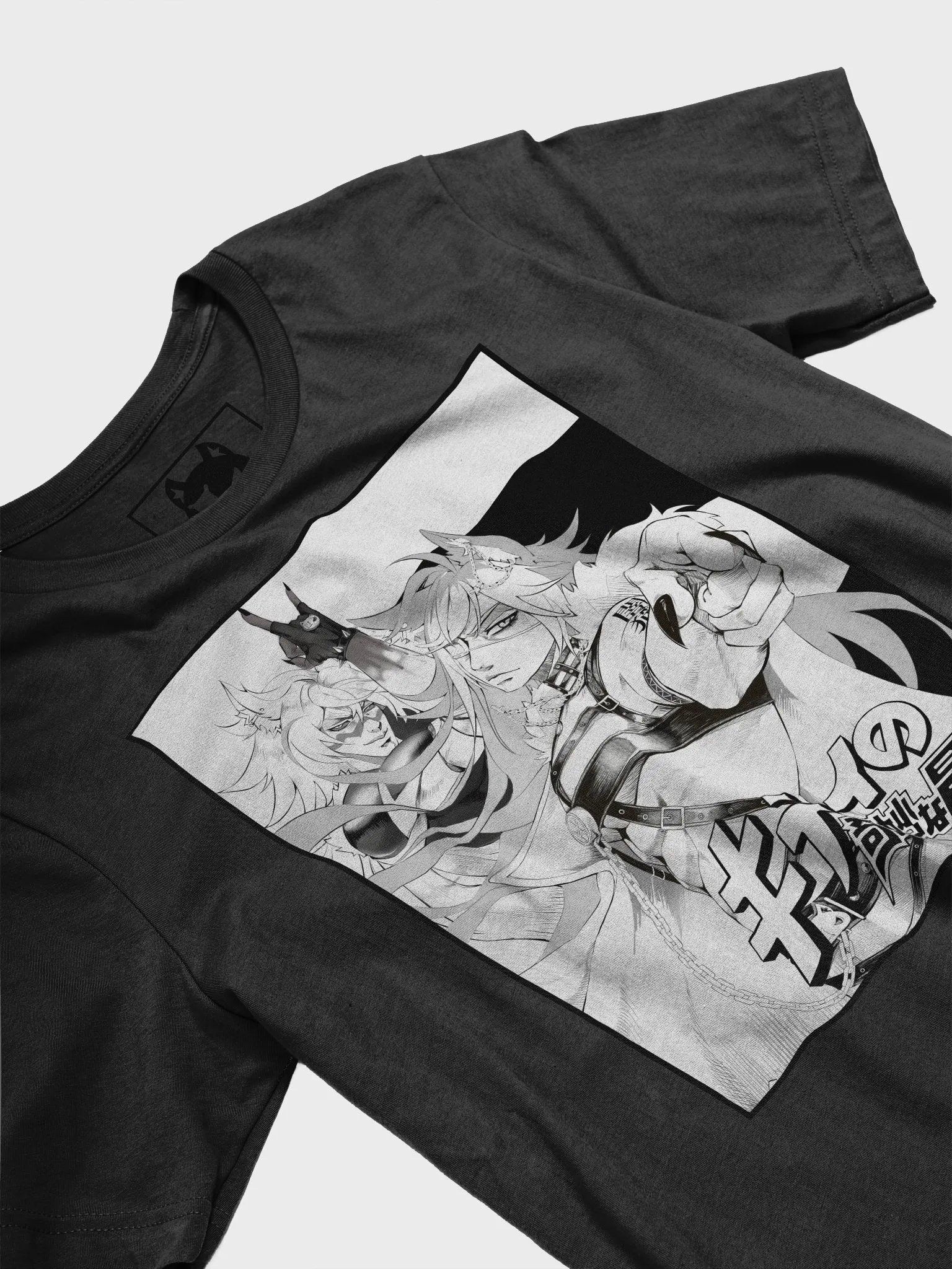 Kitty's Adventure Comfort Tee - black and white product image (8)