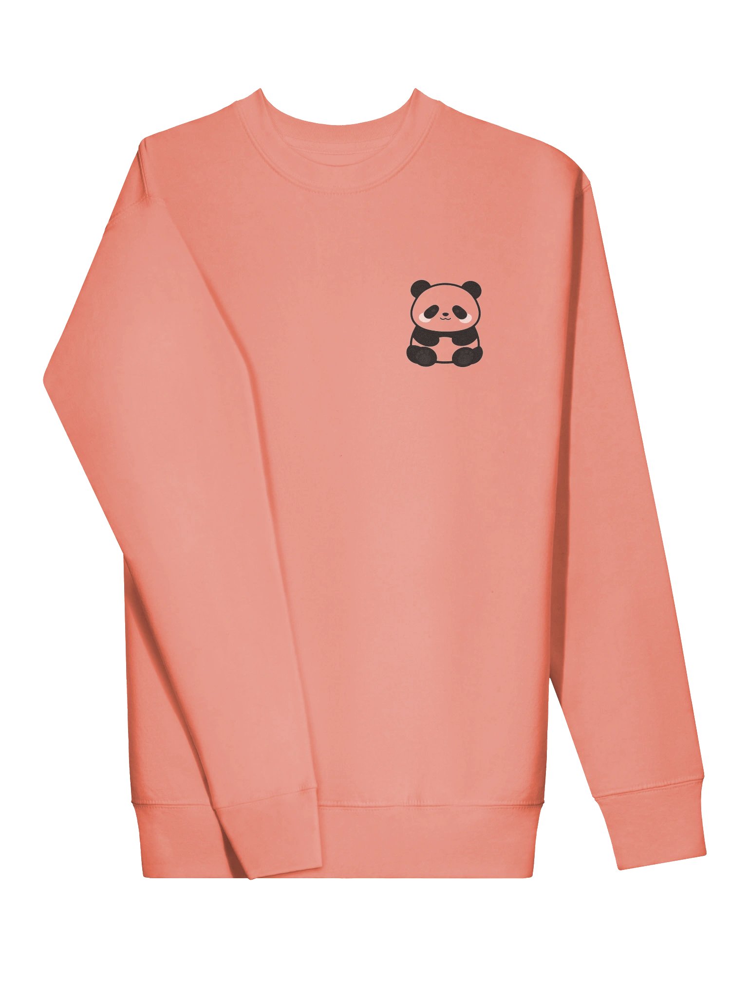 Kawaii Panda Graphic Sweatshirt – Peach product image (3)