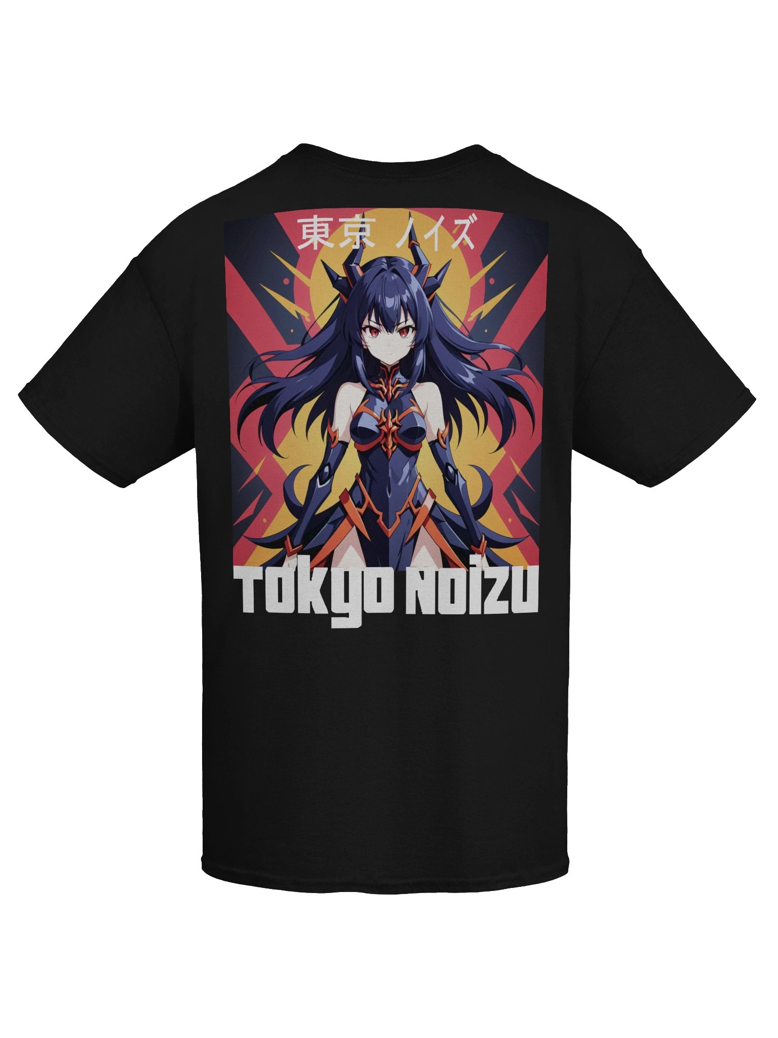 Valkyrie Anime Girl T-Shirt – Dark Japanese Streetwear Graphic Tee product image (5)
