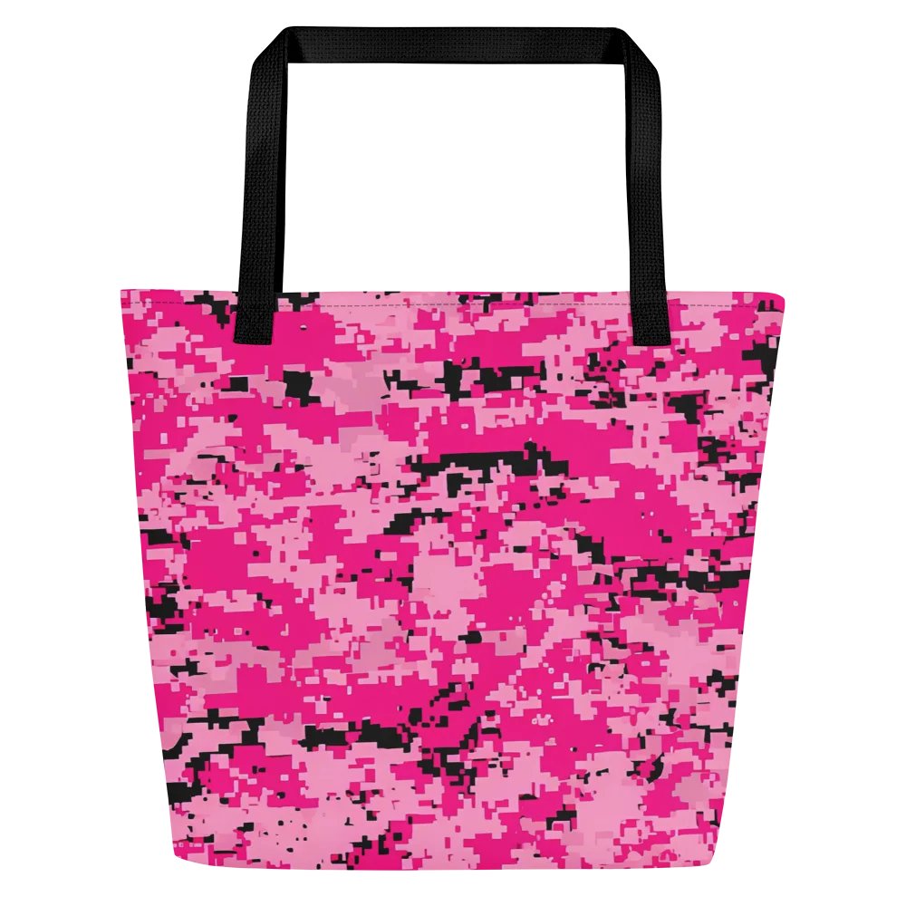 Pixel Chaos Custom Tote Bag product image (3)