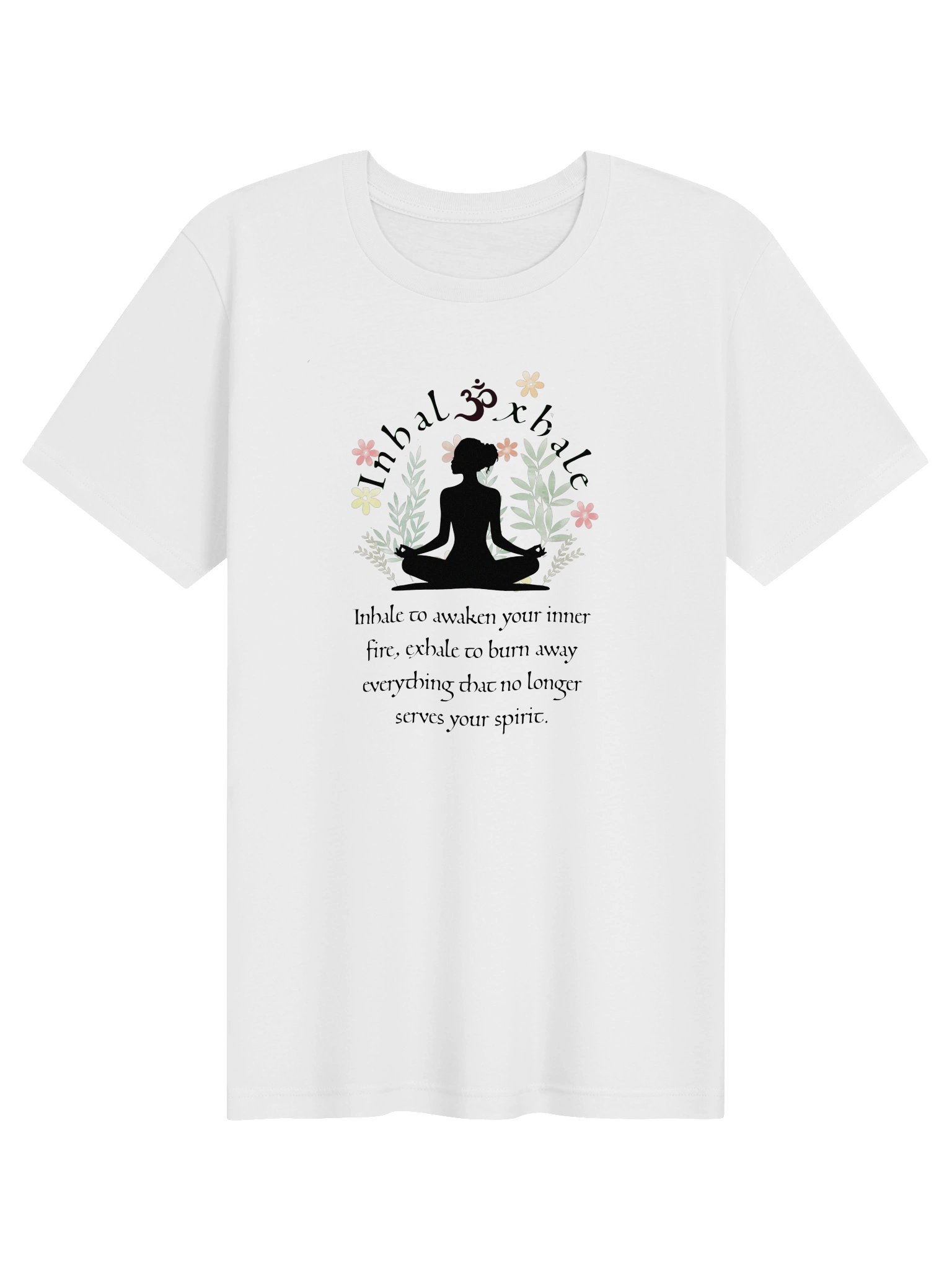 Om Floral Wreath Happy Bali Tee product image (1)