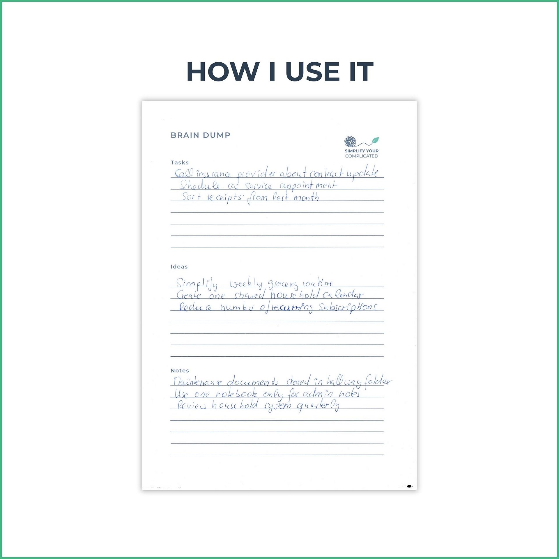Brain Dump Tracker product image (3)