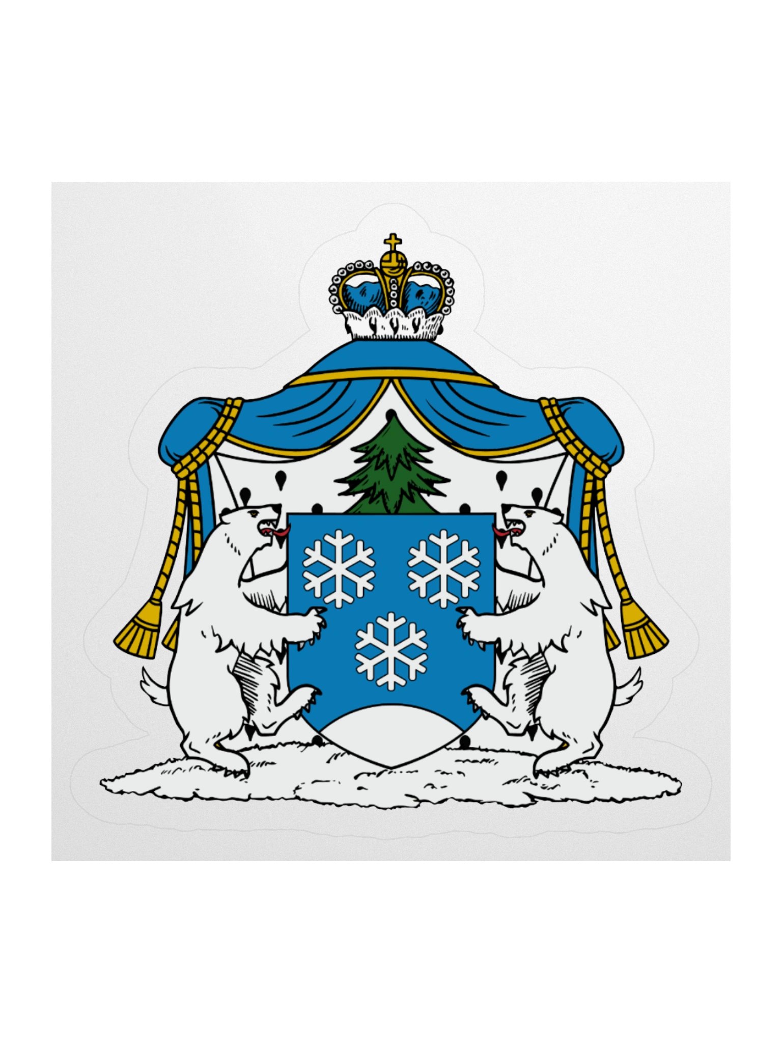 The Crown of the North Kiss Cut Sticker product image (3)
