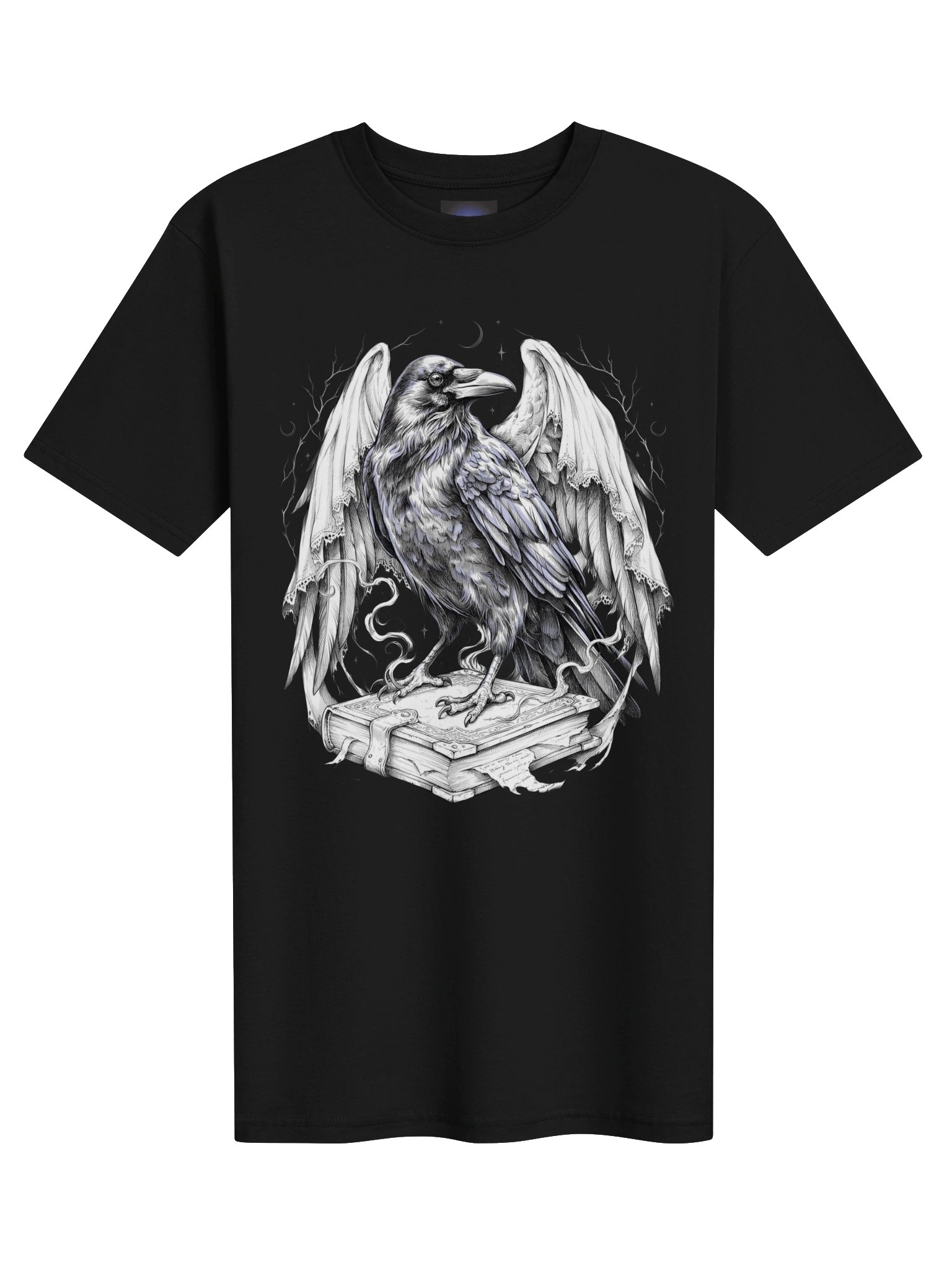 The Midnight Scholar // Gothic Raven Heavyweight Tee product image (3)