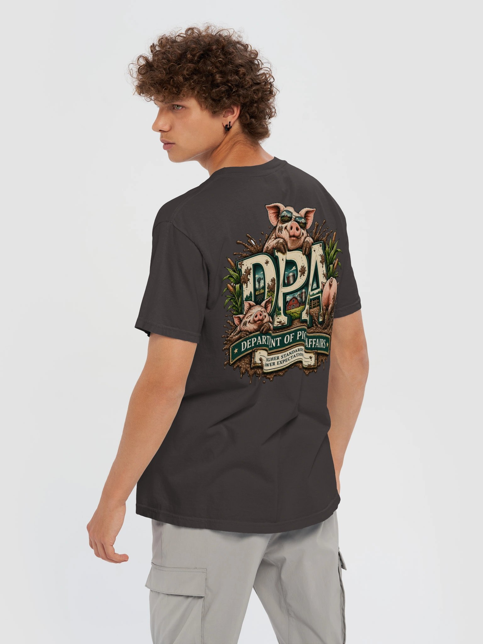 Department of Pig Affairs Heavyweight Tee product image (41)