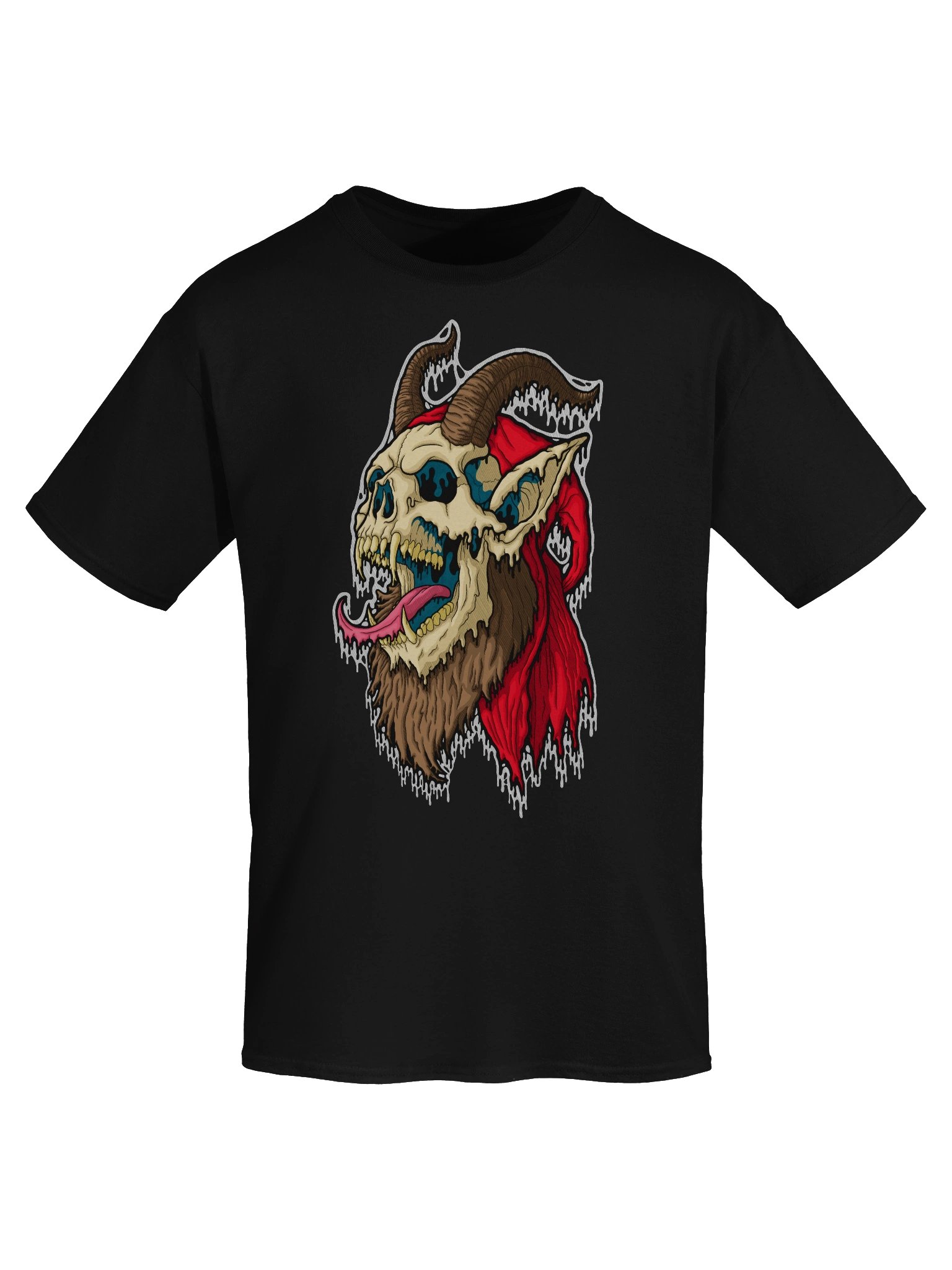 Drippy Krampus Skull Tee product image (5)