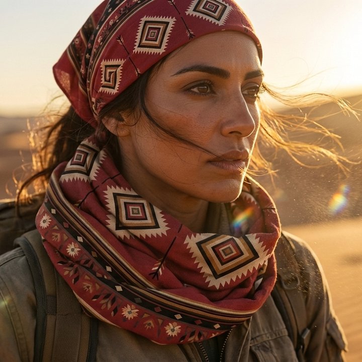 Nomad Scarf (Bandana) – Mexican Symmetry Edition 07 product image (2)