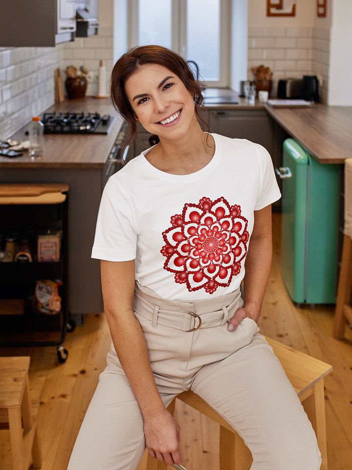 Red Dot Mandala Women's T-Shirt product image (5)