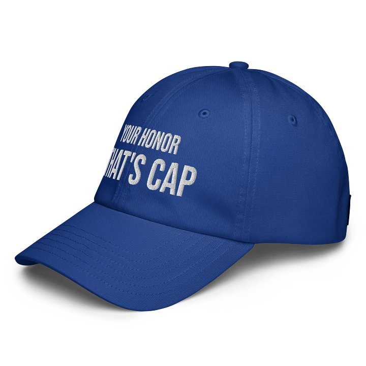 “Your Honor, That’s Cap” Blue Cap (AV Courtroom Collection) product image (2)