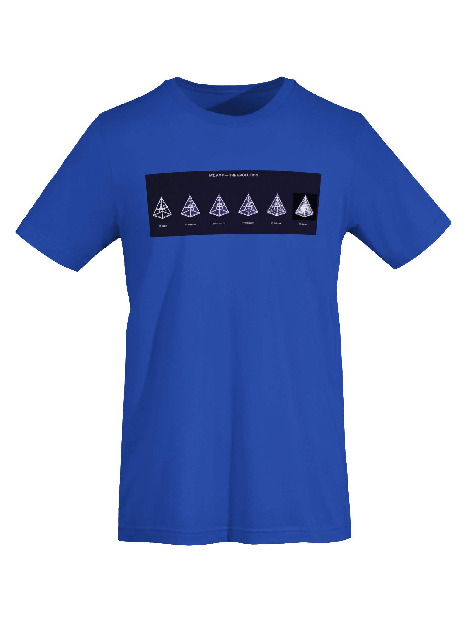 Mt. AMP — The Evolution Tee — Blue product image (5)