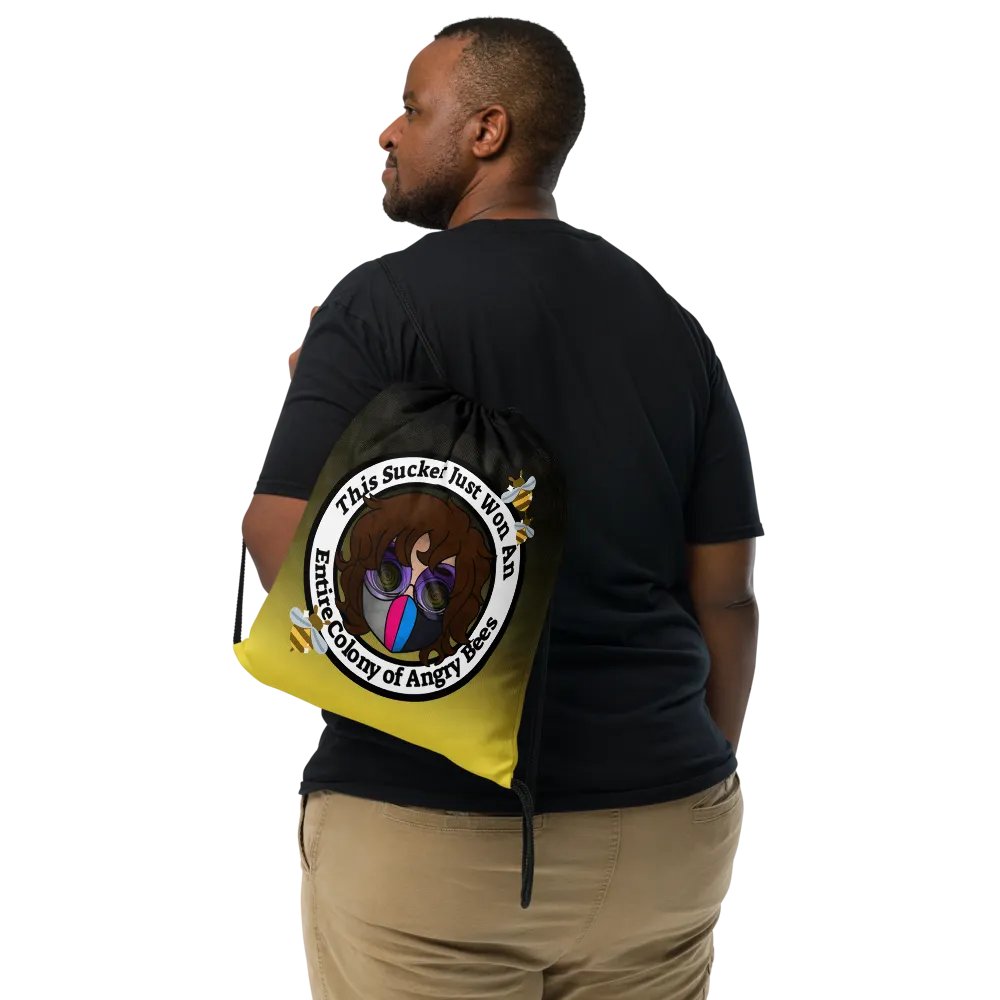 Angry Bees - Drawstring Bag product image (6)