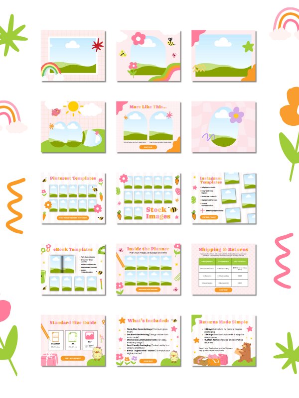 GARDEN MRR/PLR Etsy Listing Mockups product image (2)