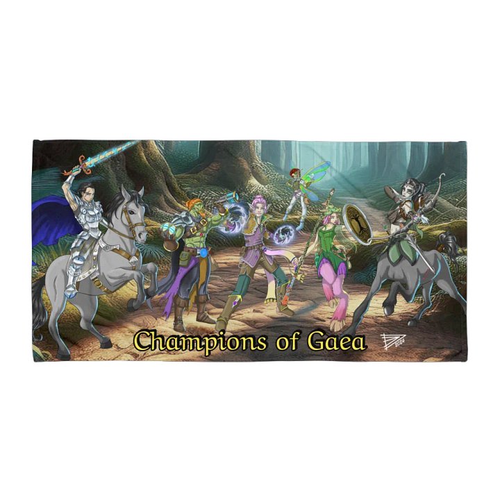 Champions of Gaea | Sublimated Towel product image (1)