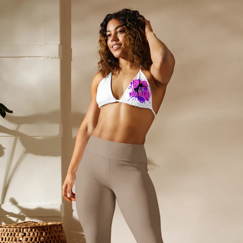 Born to Dance Her Silhouette String Bikini Top product image (5)