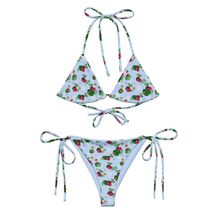 Tropical Island Bikini in Light Blue product image (1)