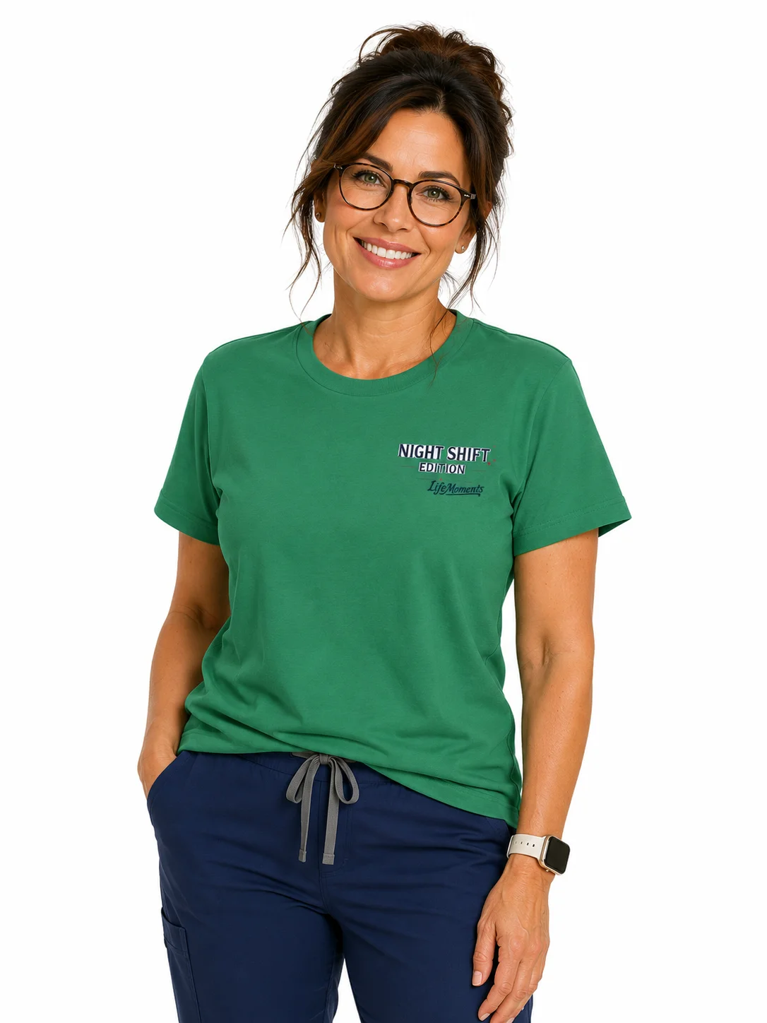 Funny Nurse T-Shirt | Anime Cat RN Gift | Night Shift Graphic Tee product image (2)