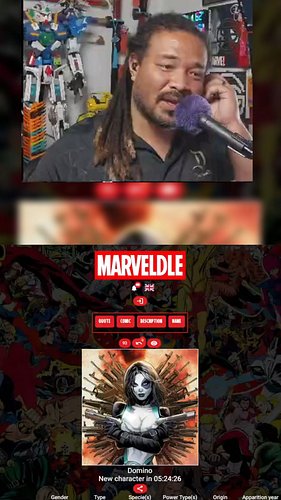 Comic Book Marveldle for Sep 30! Power went out last night before I got to post!! Got there!! #comics #marvel #marveldle