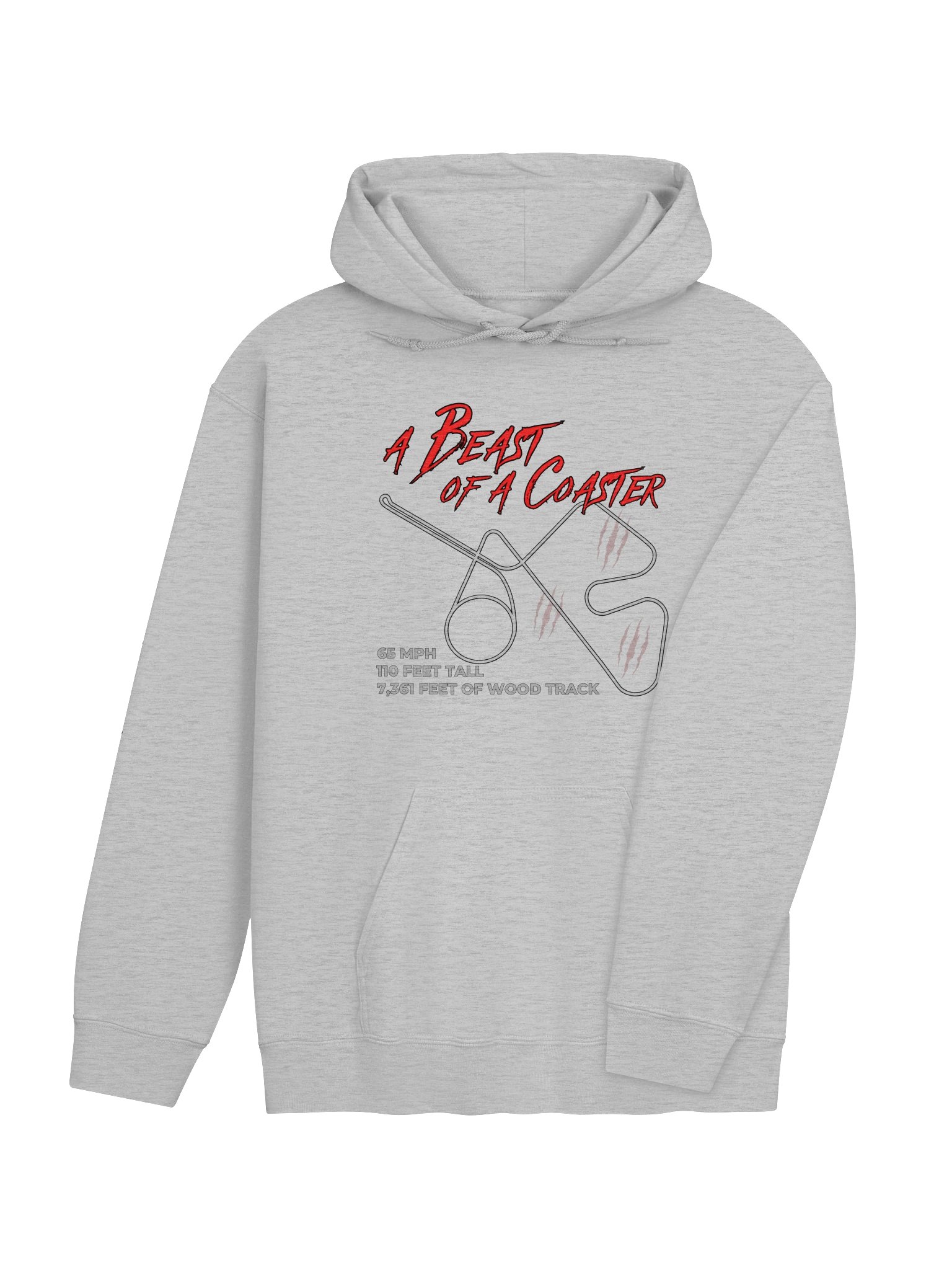 Beast of a Coaster Unisex Hoodie product image (4)
