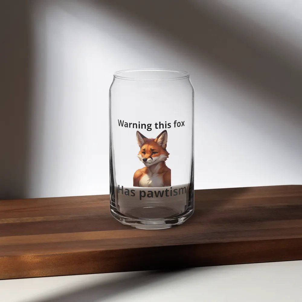 Foxy pawtism glassware product image (35)