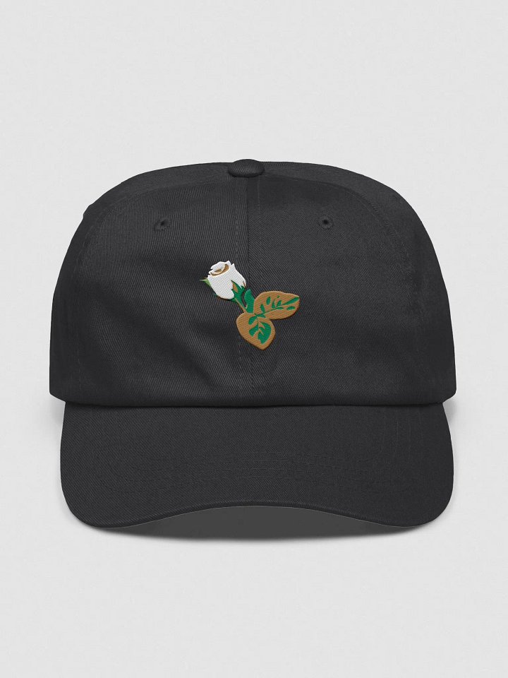 white rose _ Dad Hat product image (1)