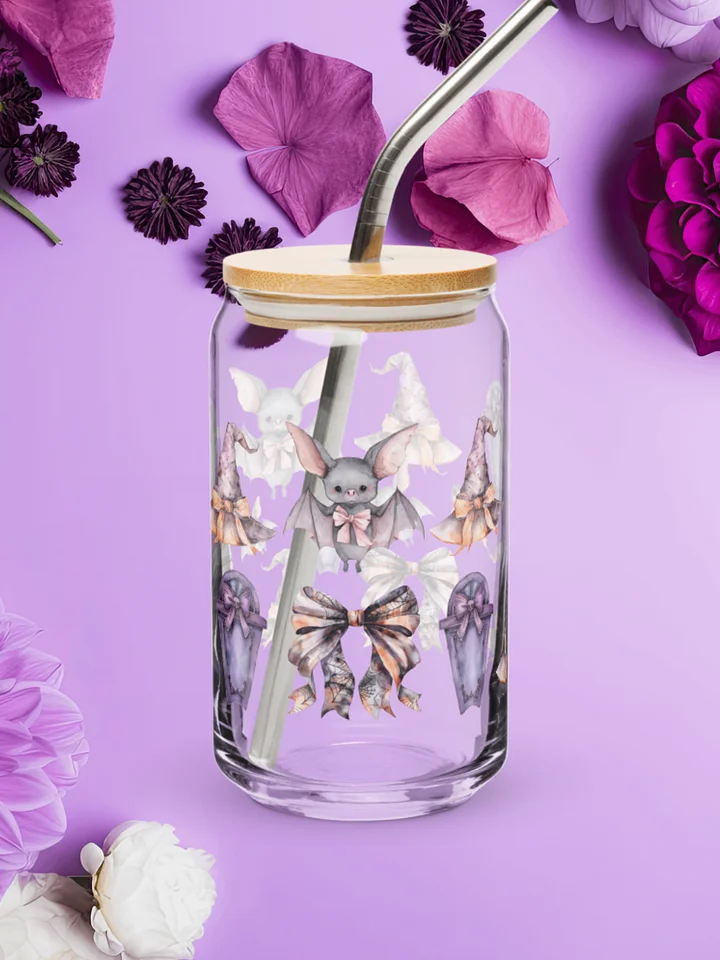 Bats & Bows Glass Tumbler product image (1)
